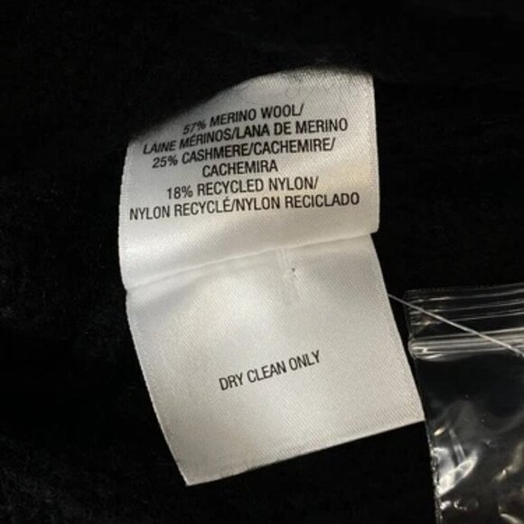 NEW FAVORITE DAUGHTER Women Vest Black Size M Knit Top Wool Cashmere Button Down - Picture 7 of 7